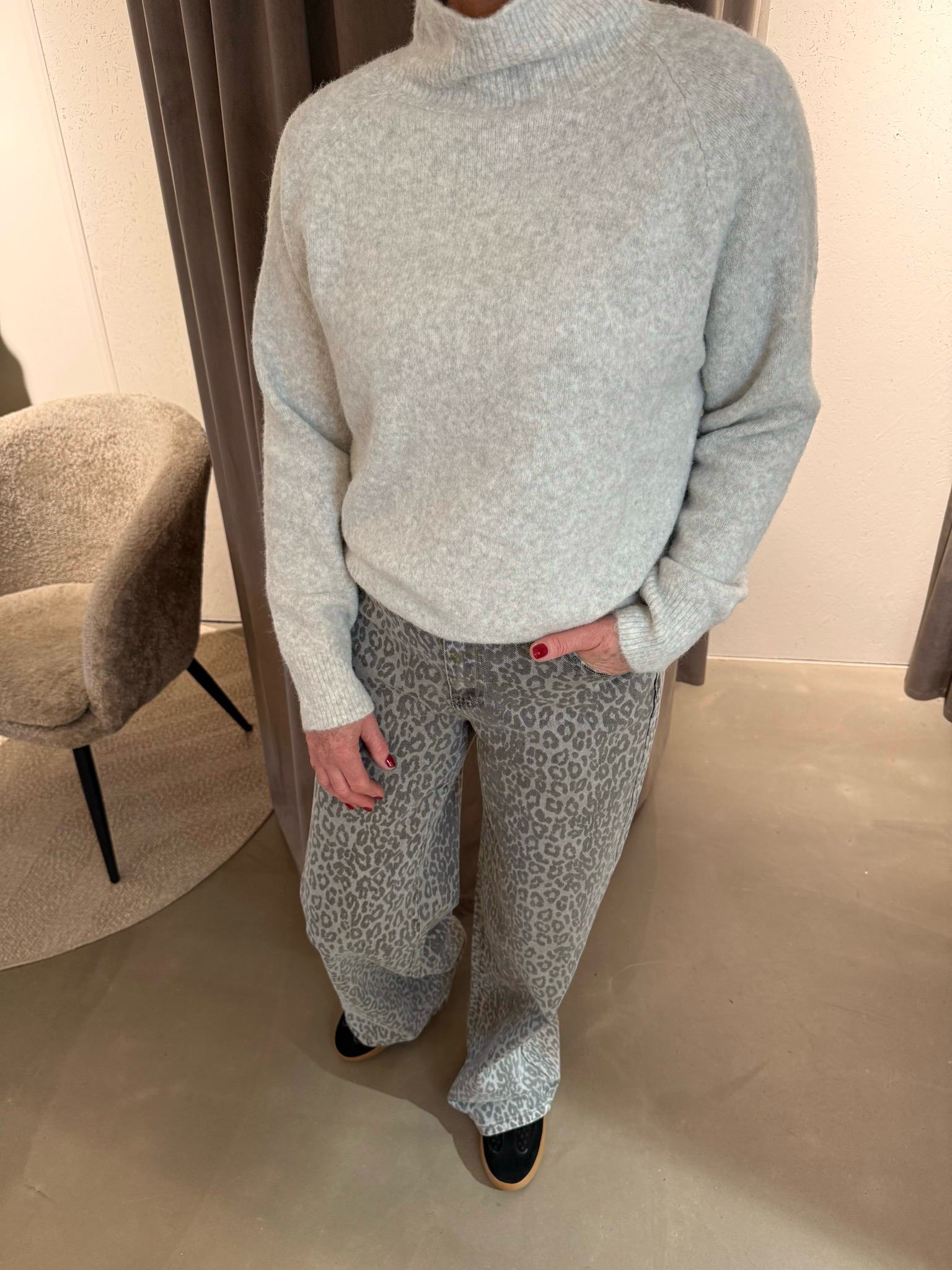 Pien panter wide leg jeans