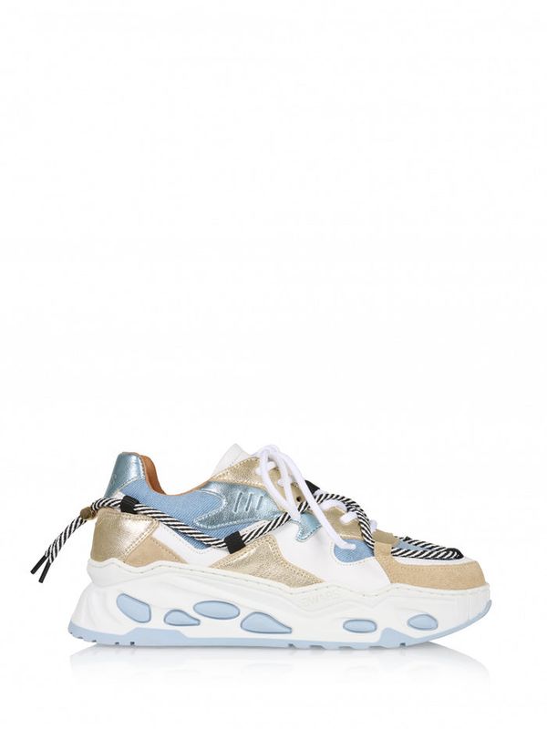 DWRS Saturnus sneaker denim champagne jeans