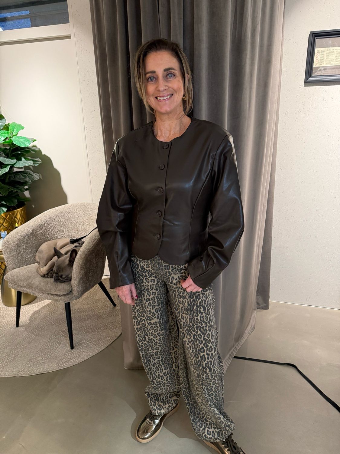 Maye blouse/jacket brown