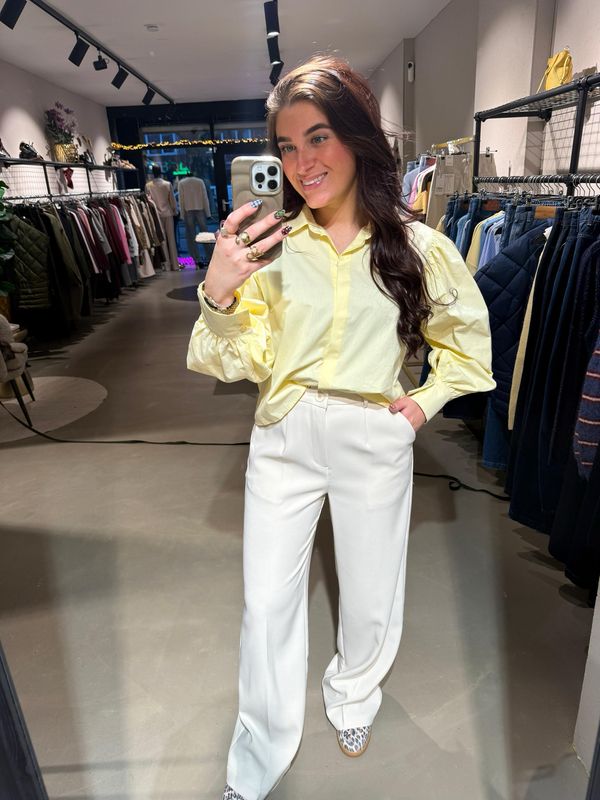 Mila off-white pantalon