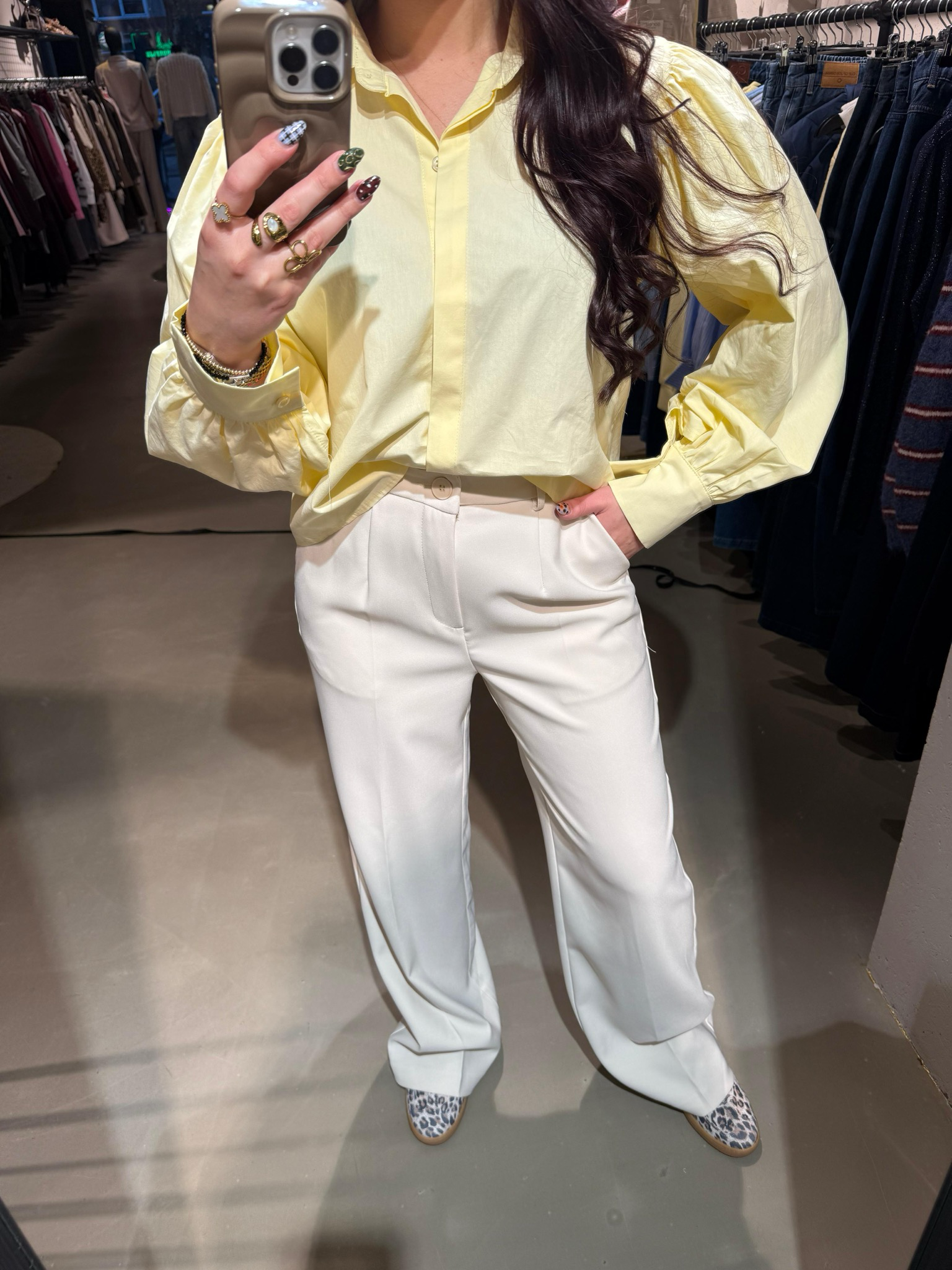 Luna blouse butteryellow