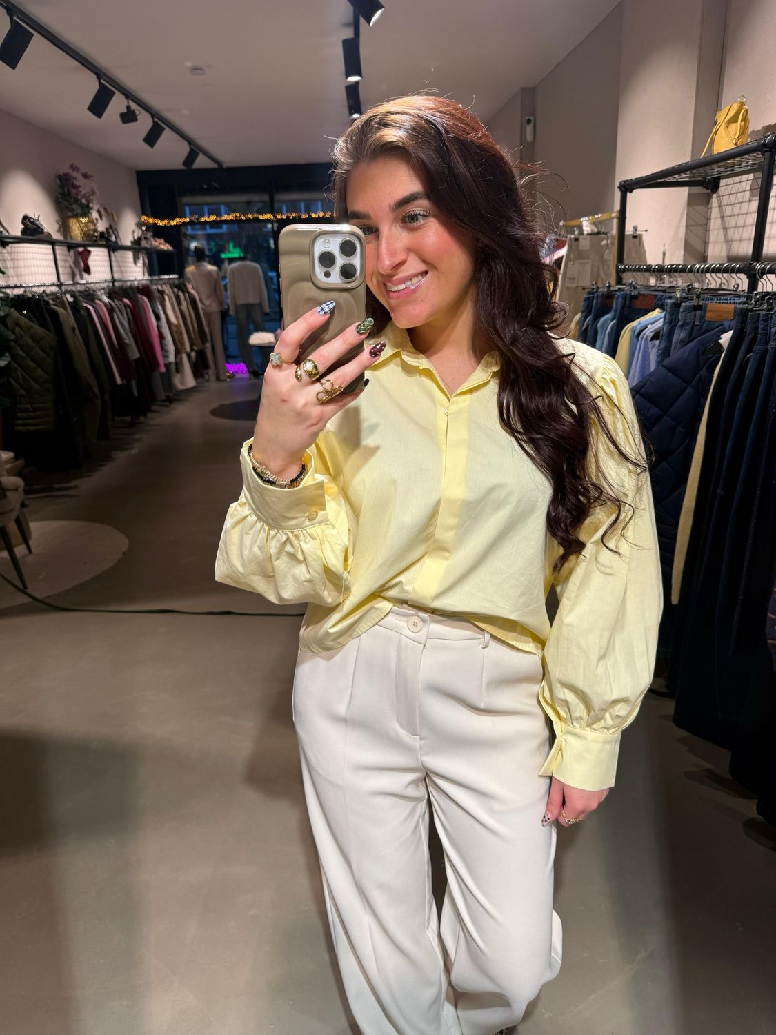 Luna blouse butteryellow