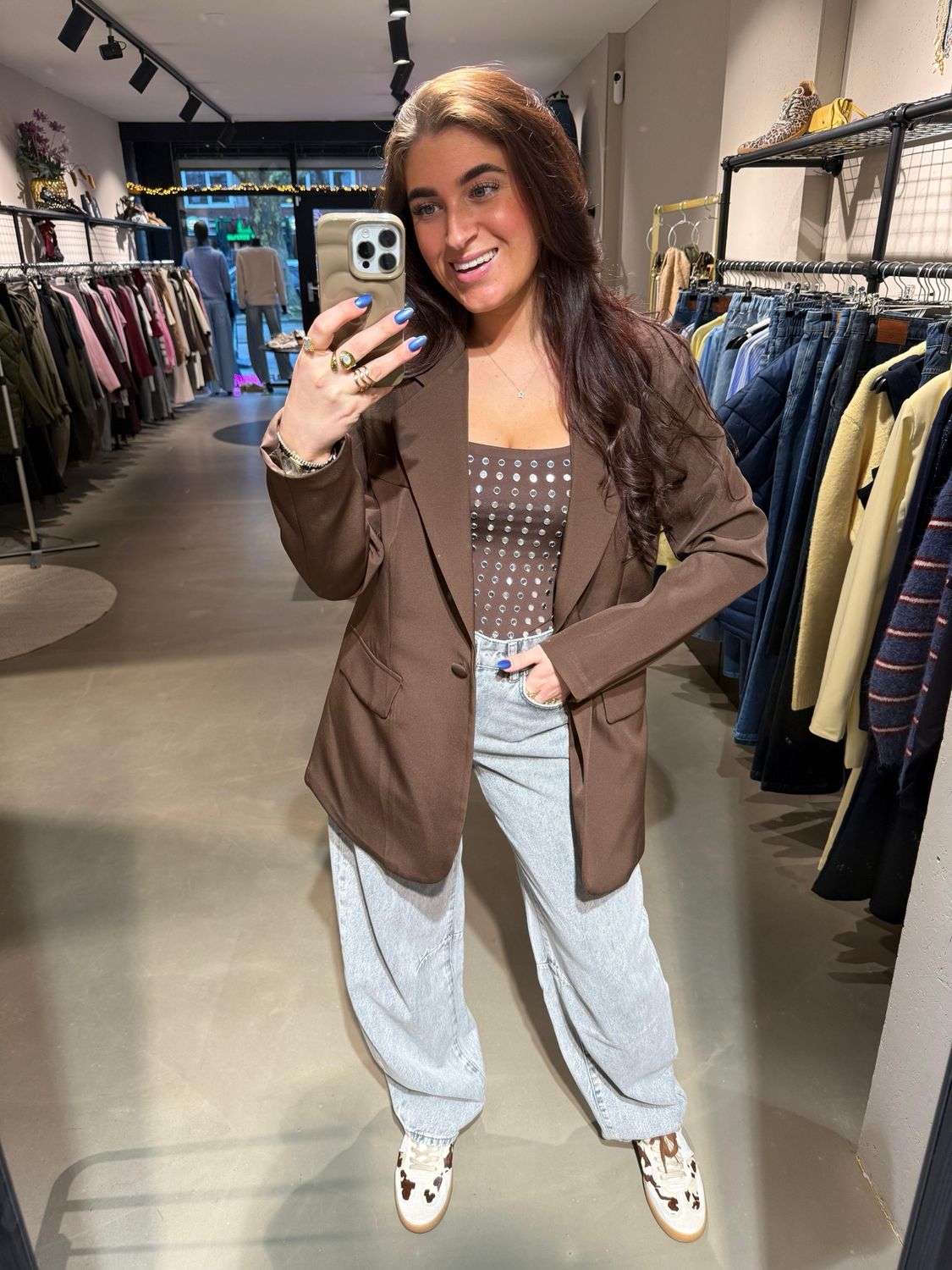 Lisette blazer brown