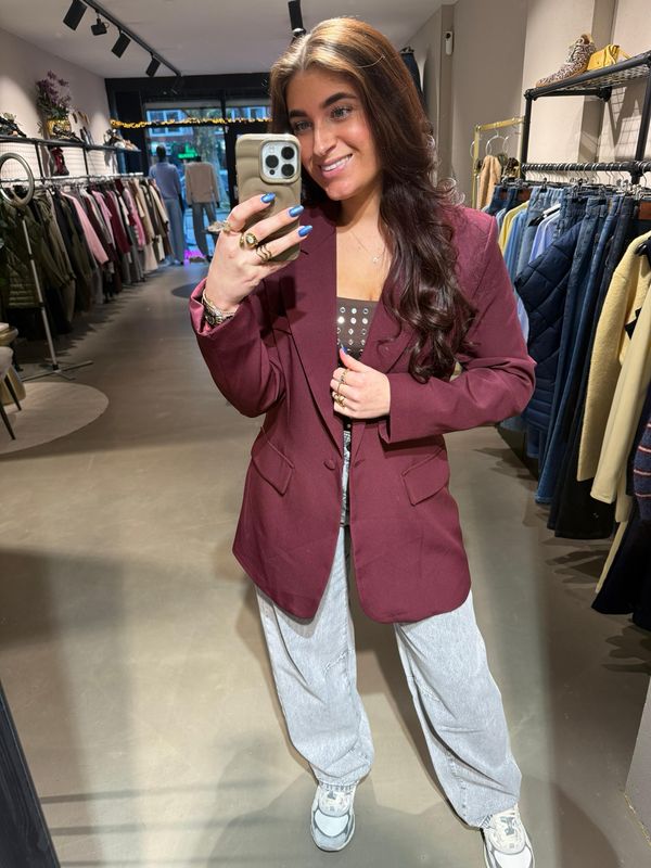 Lisette blazer bordeau