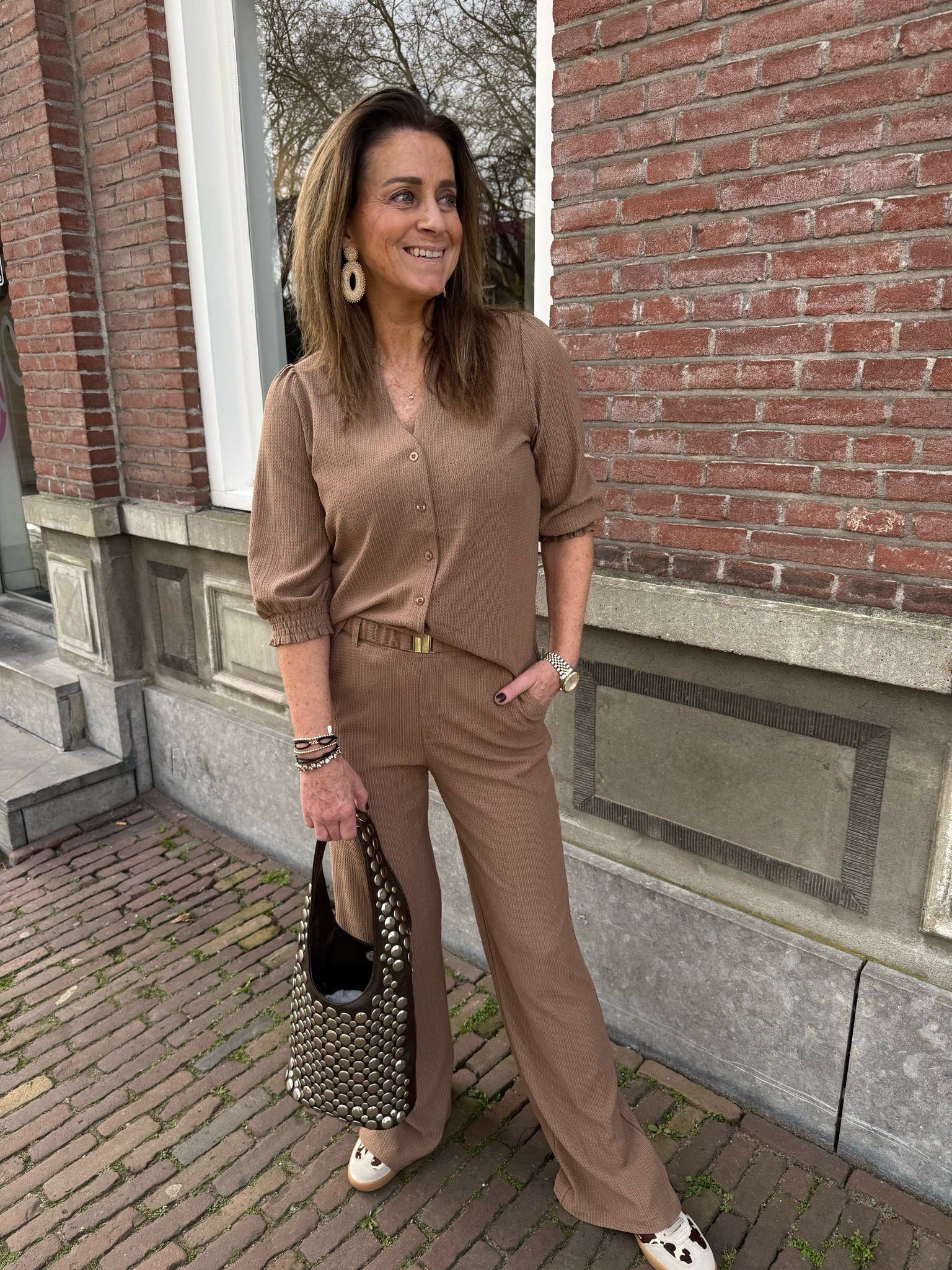 C&S Presem pants latte