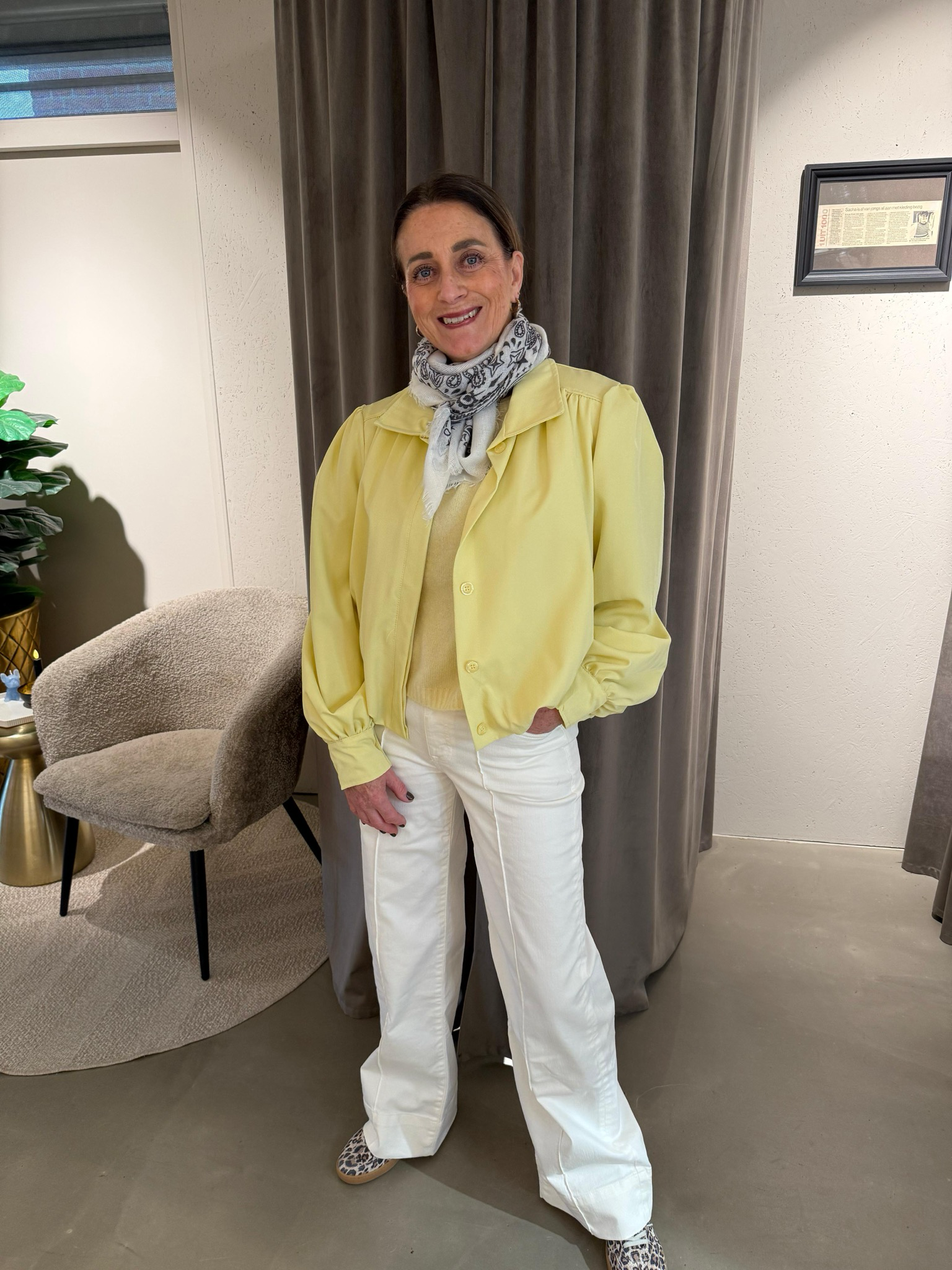 Lola bomber jacket butter yellow