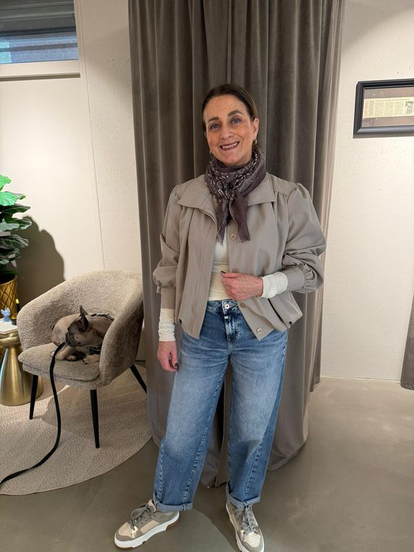 Lola bomber jacket taupe