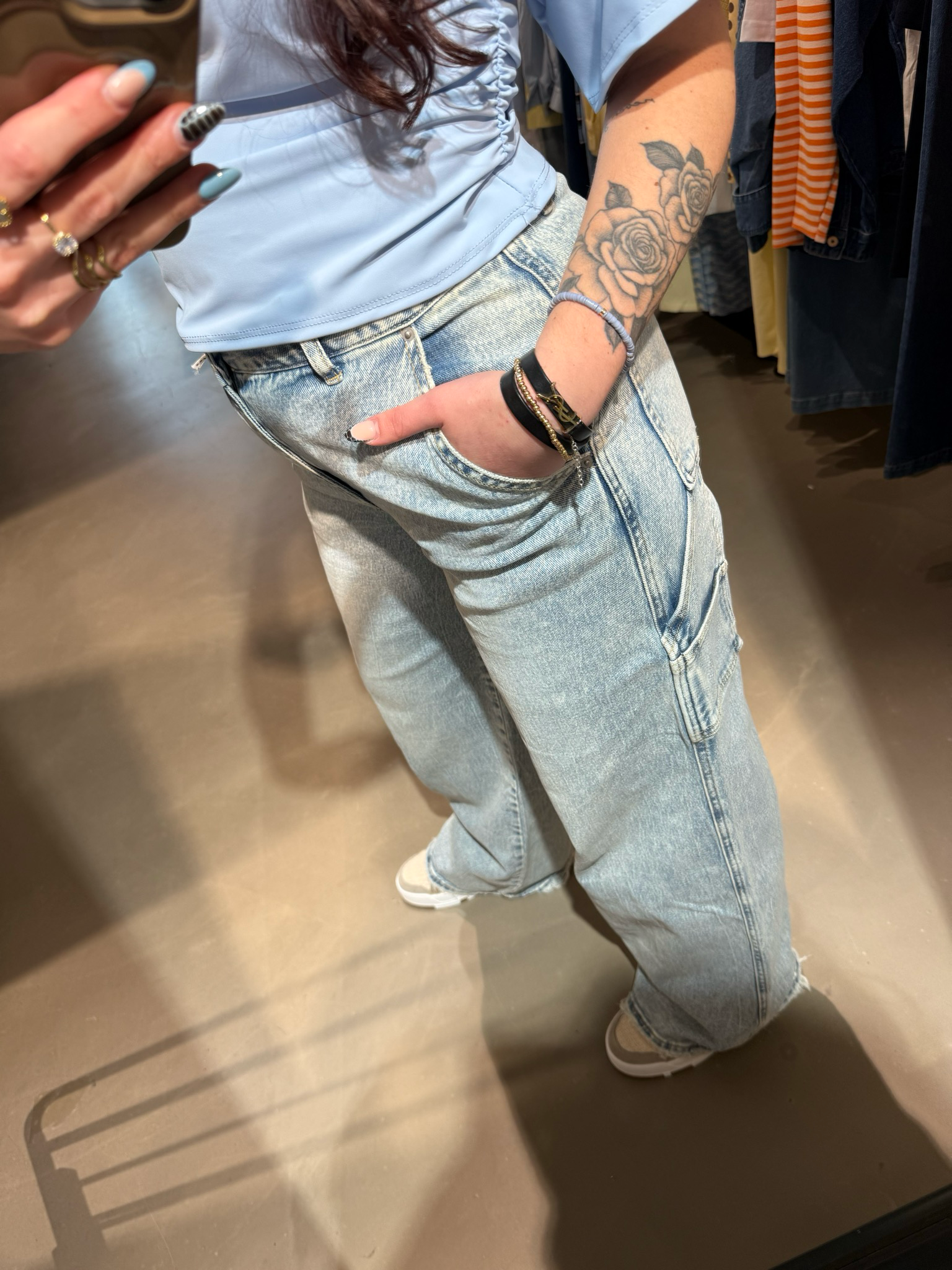Queen of Hearts Lily wide leg jeans