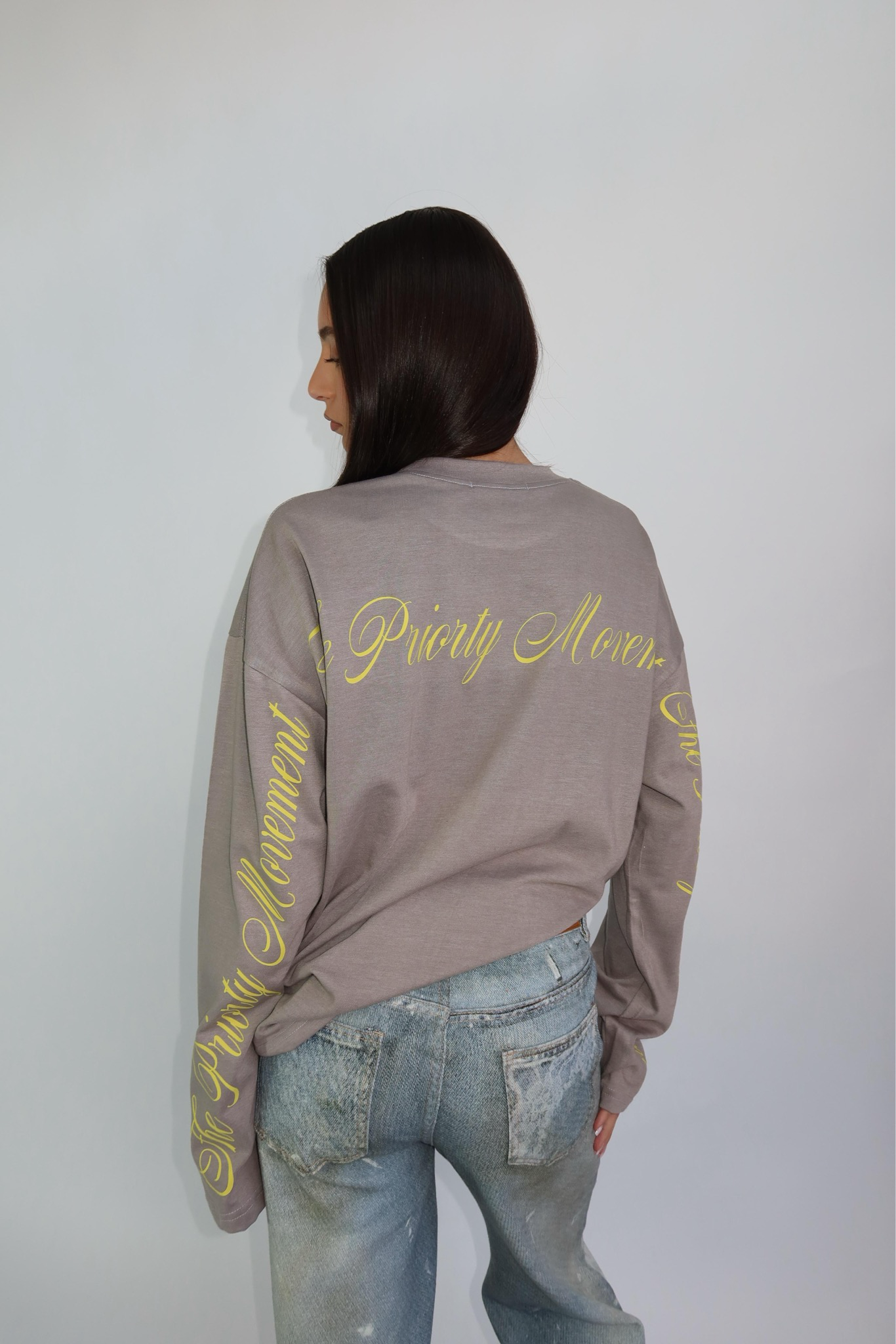 Carly longsleeve grey/taupe