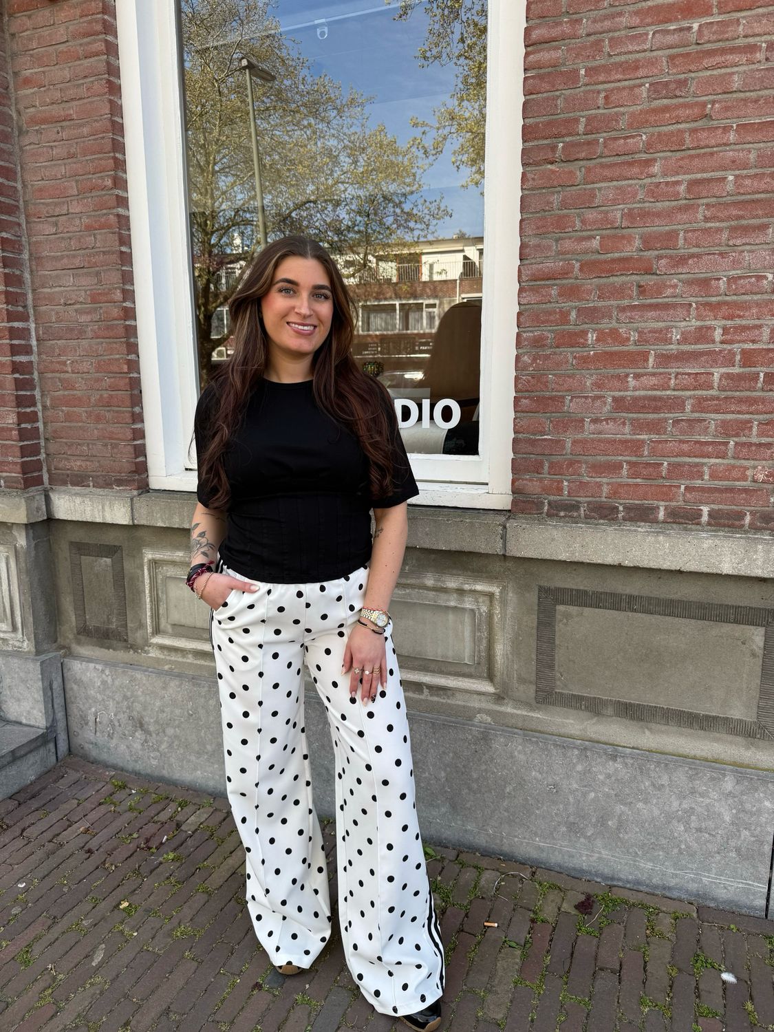 Ayla corset t-shirt black