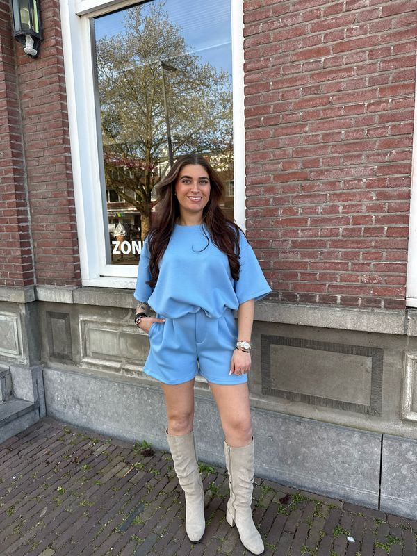 JUNE co-ord comfy set baby blue