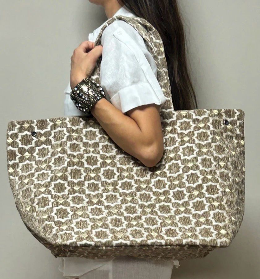 Kelly bag large beige