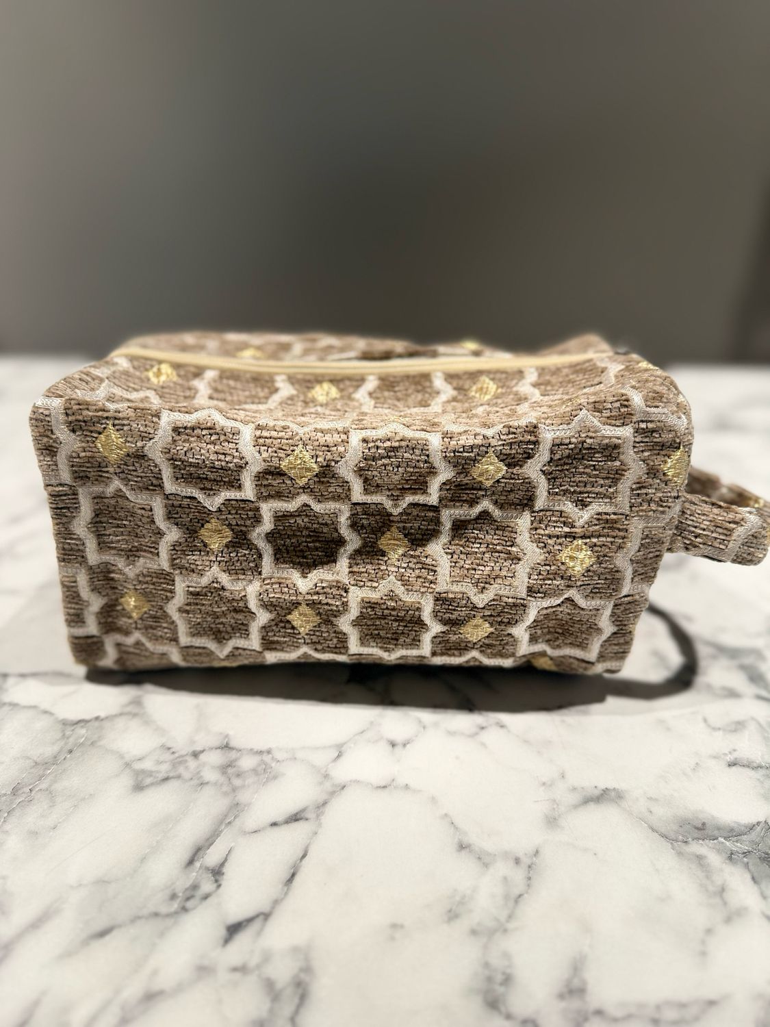 Vera blok toillettas beige