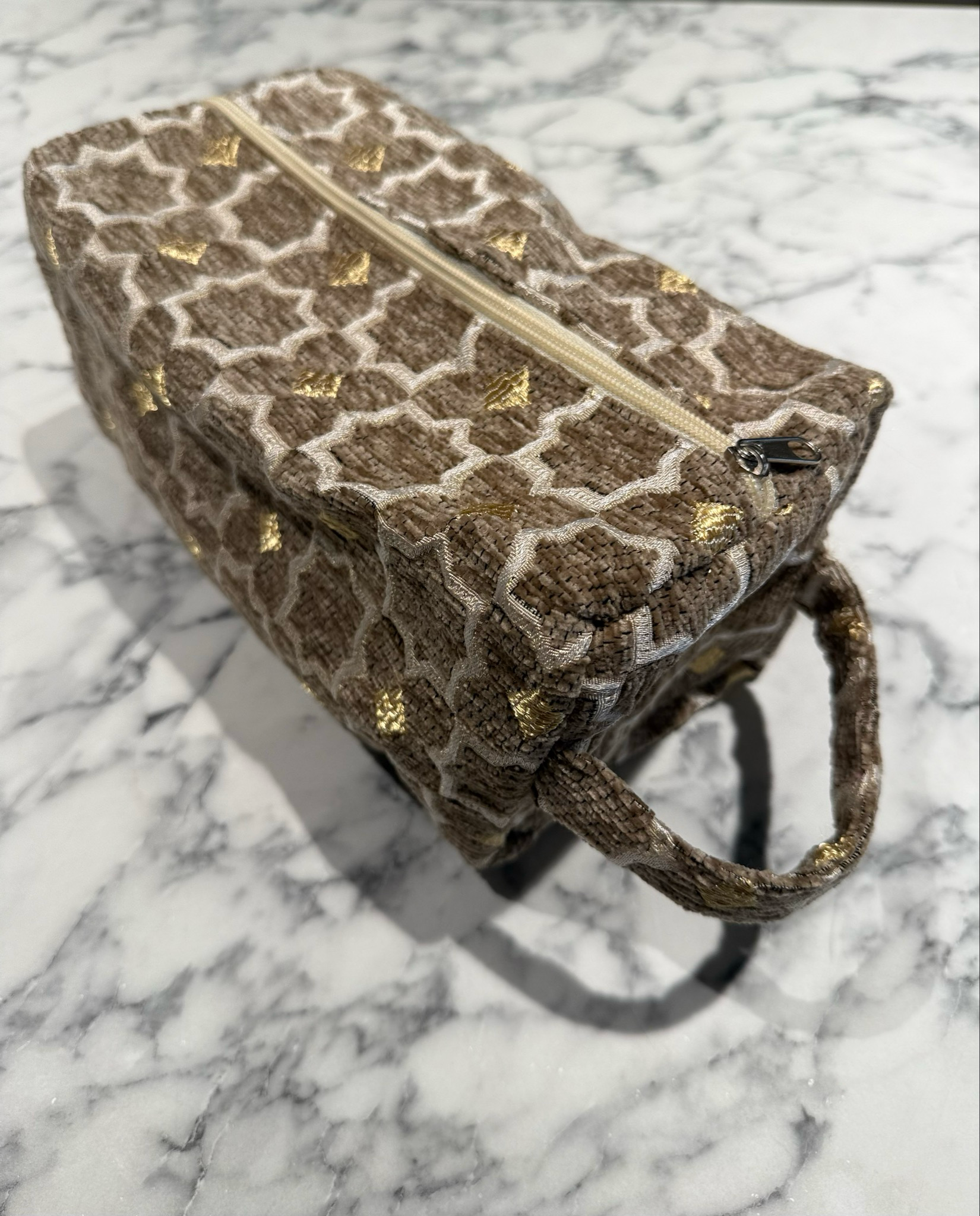 Vera blok toillettas beige