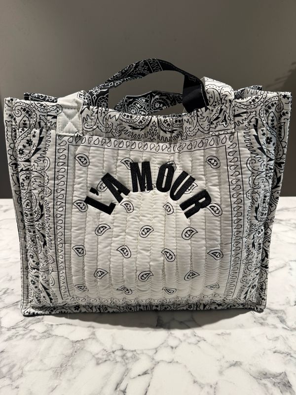 Lisanne shopper black & white Lisanne shopper black & white