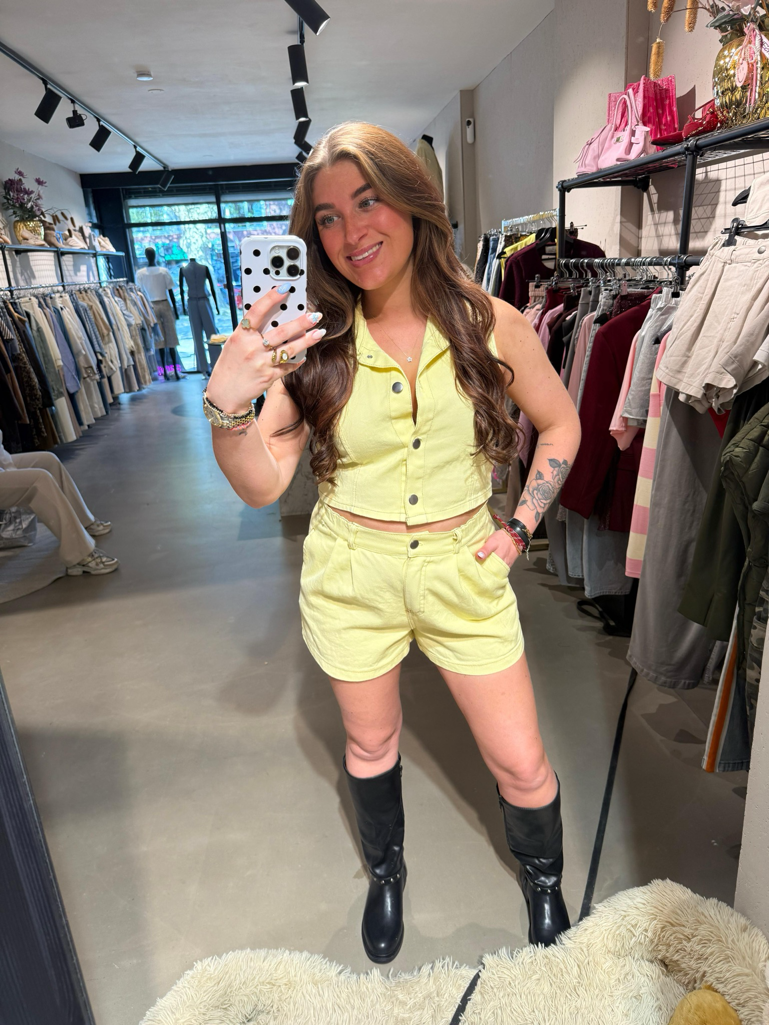 Mirell co-ord set yellow