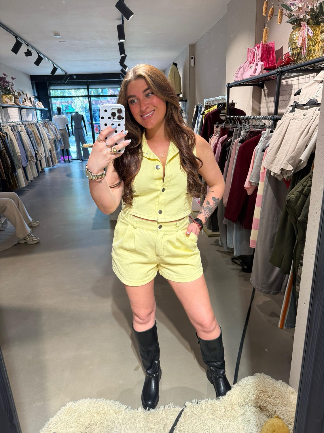 Mirell co-ord set yellow