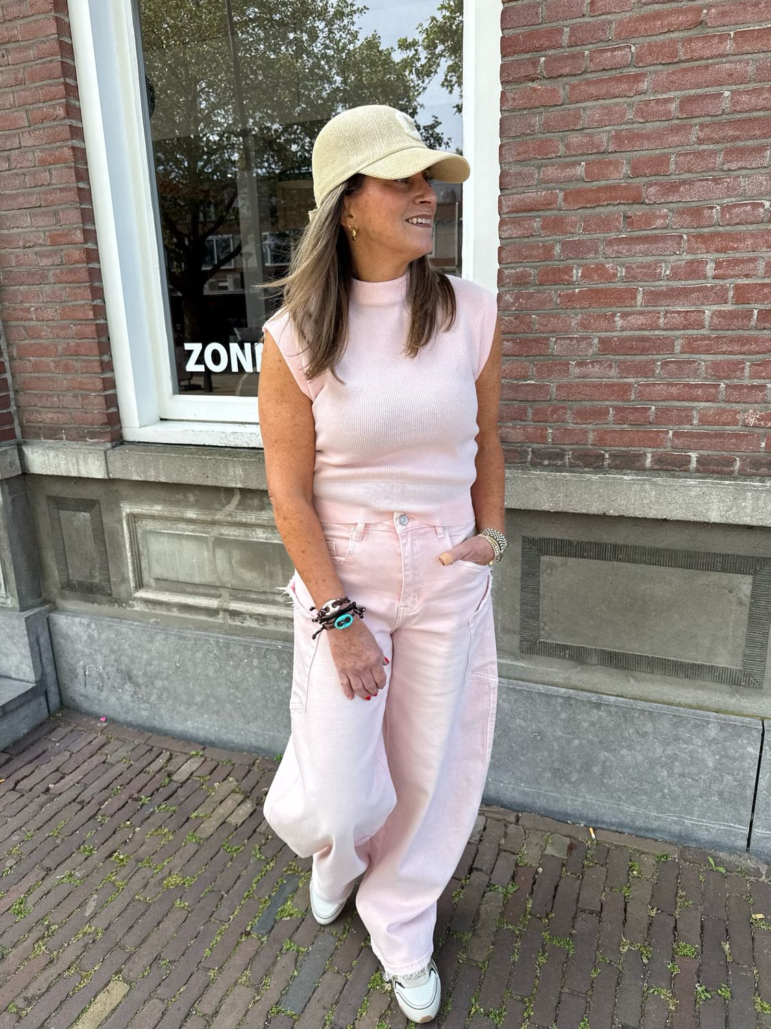 Queen of Hearts  Lisa balloon jeans roze