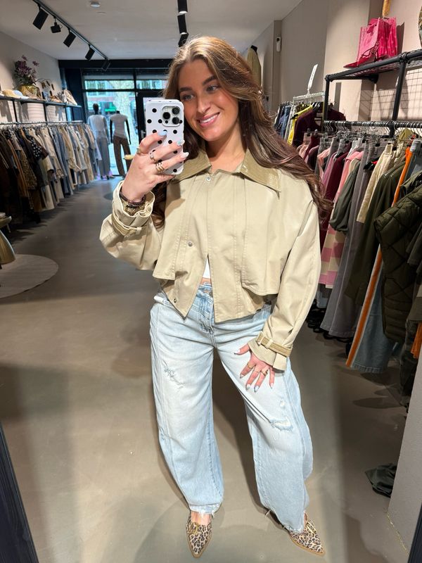Yoni jacket beige