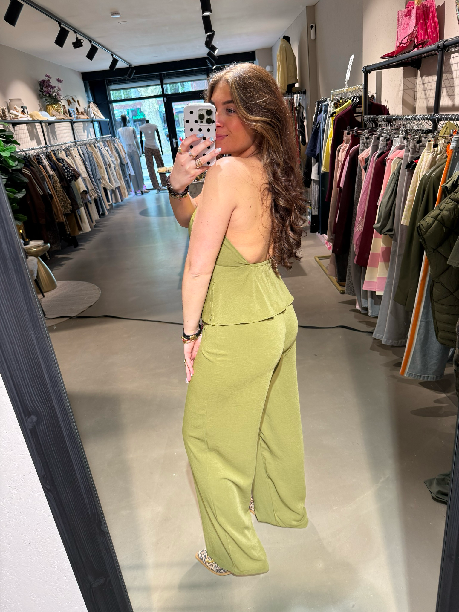 Lou jumpsuit groen