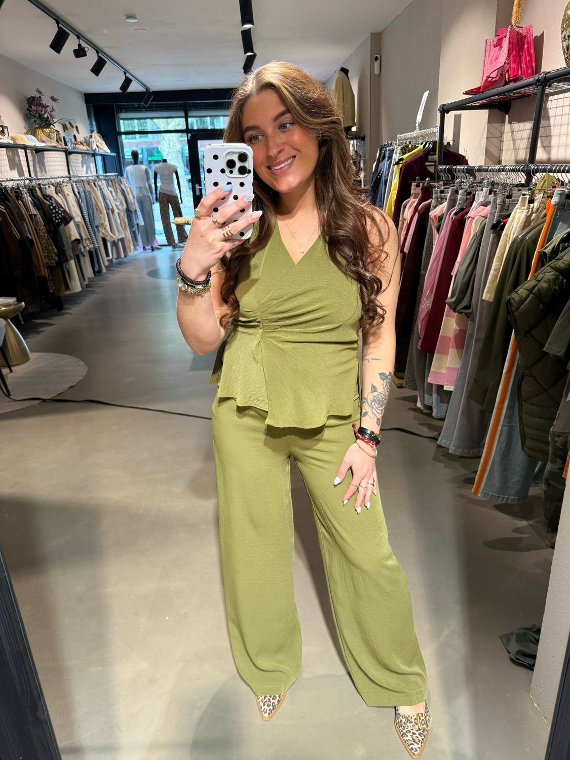 Lou jumpsuit groen