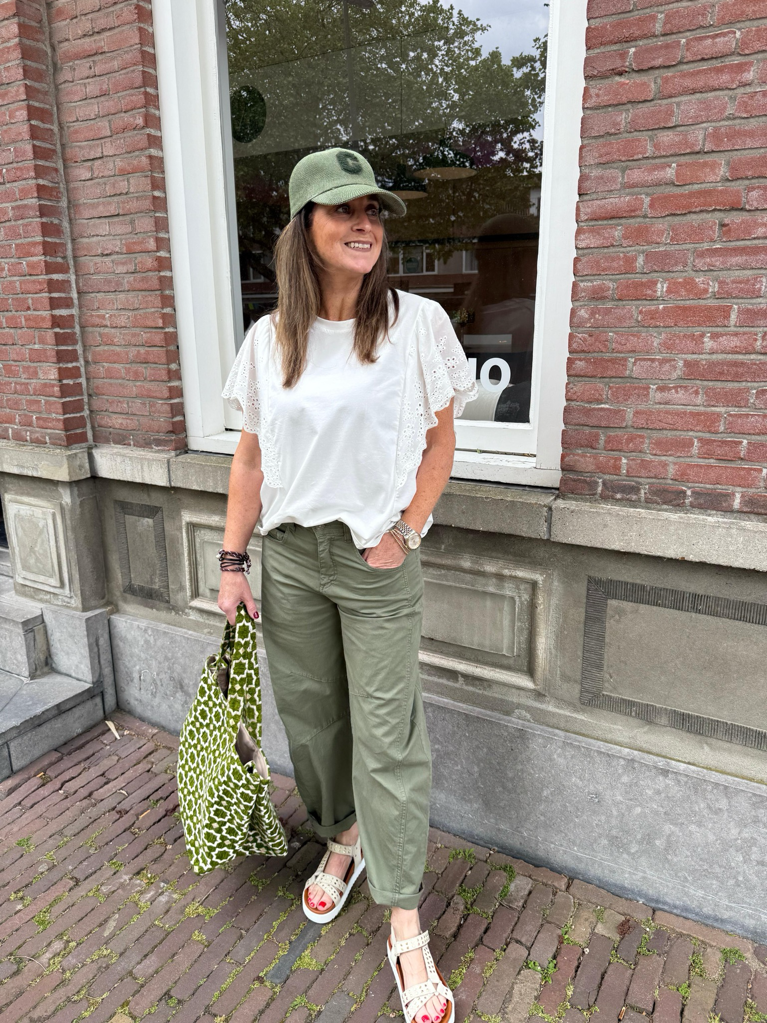 Mandy balloon army green