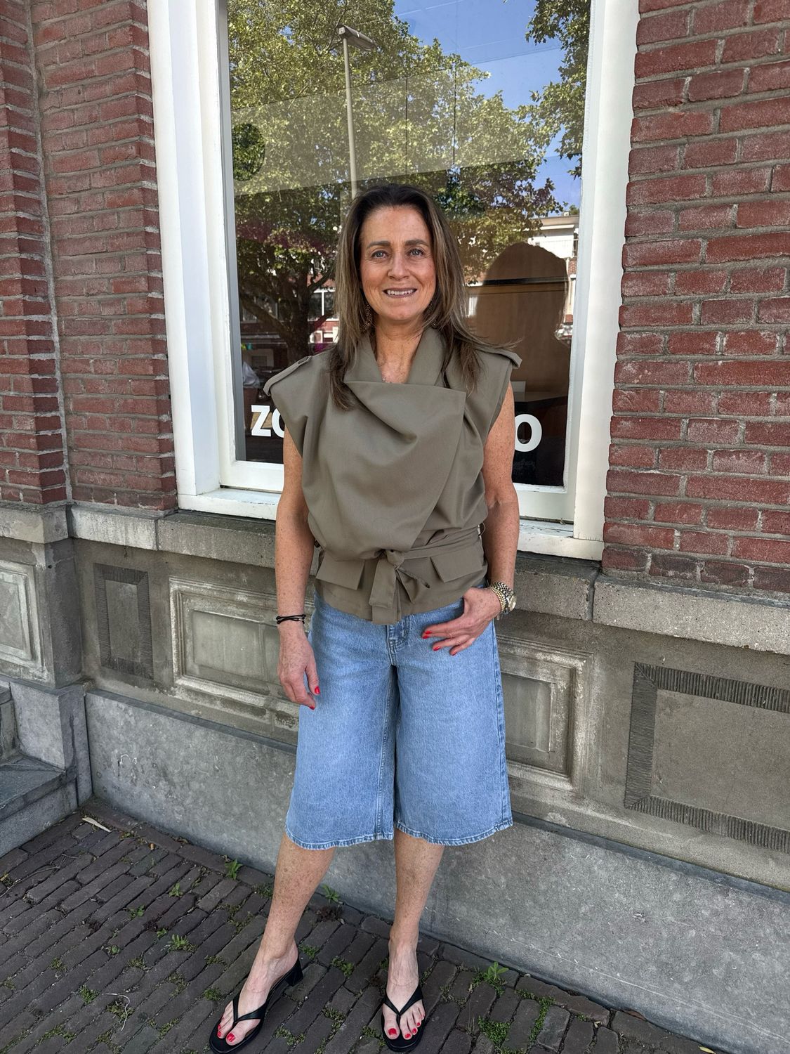 Holly jeans bermuda