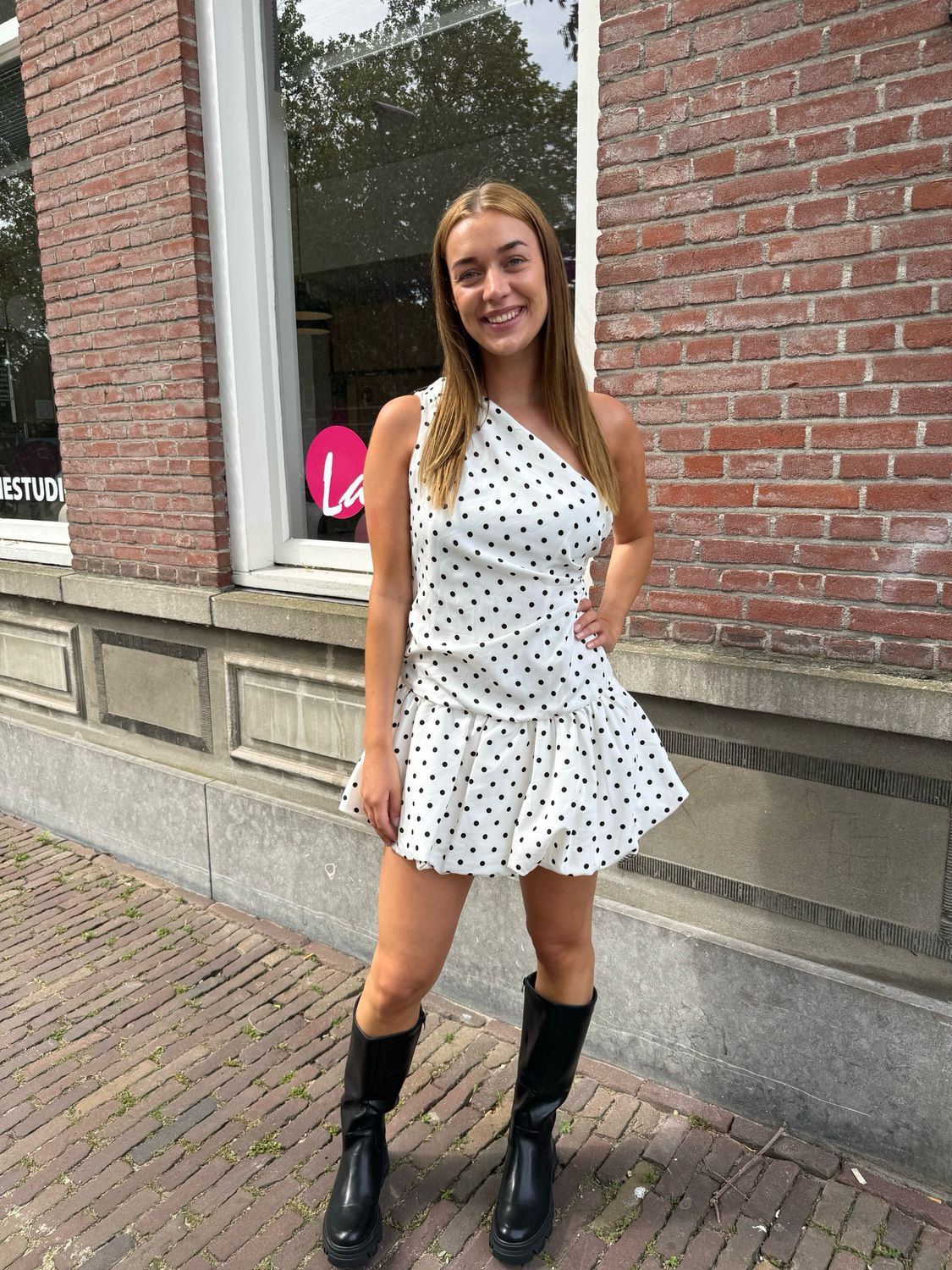 Ruth polka dot dress