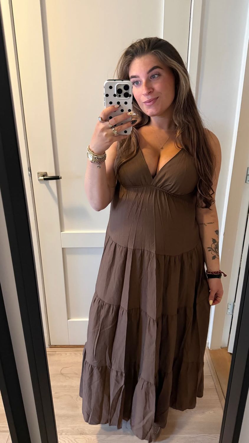 Thea summerdress chocalate brown Thea summerdress chocalate brown