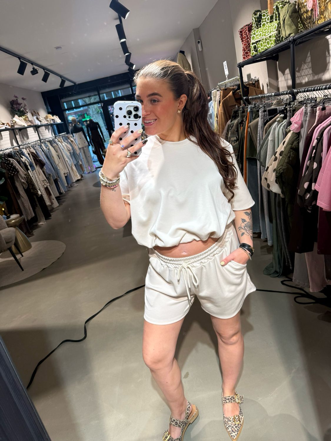 JUNE co-ord comfy set beige