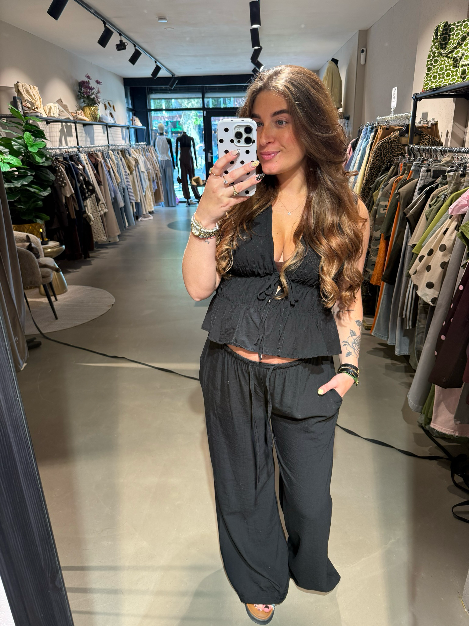 Aafke co-ord set black