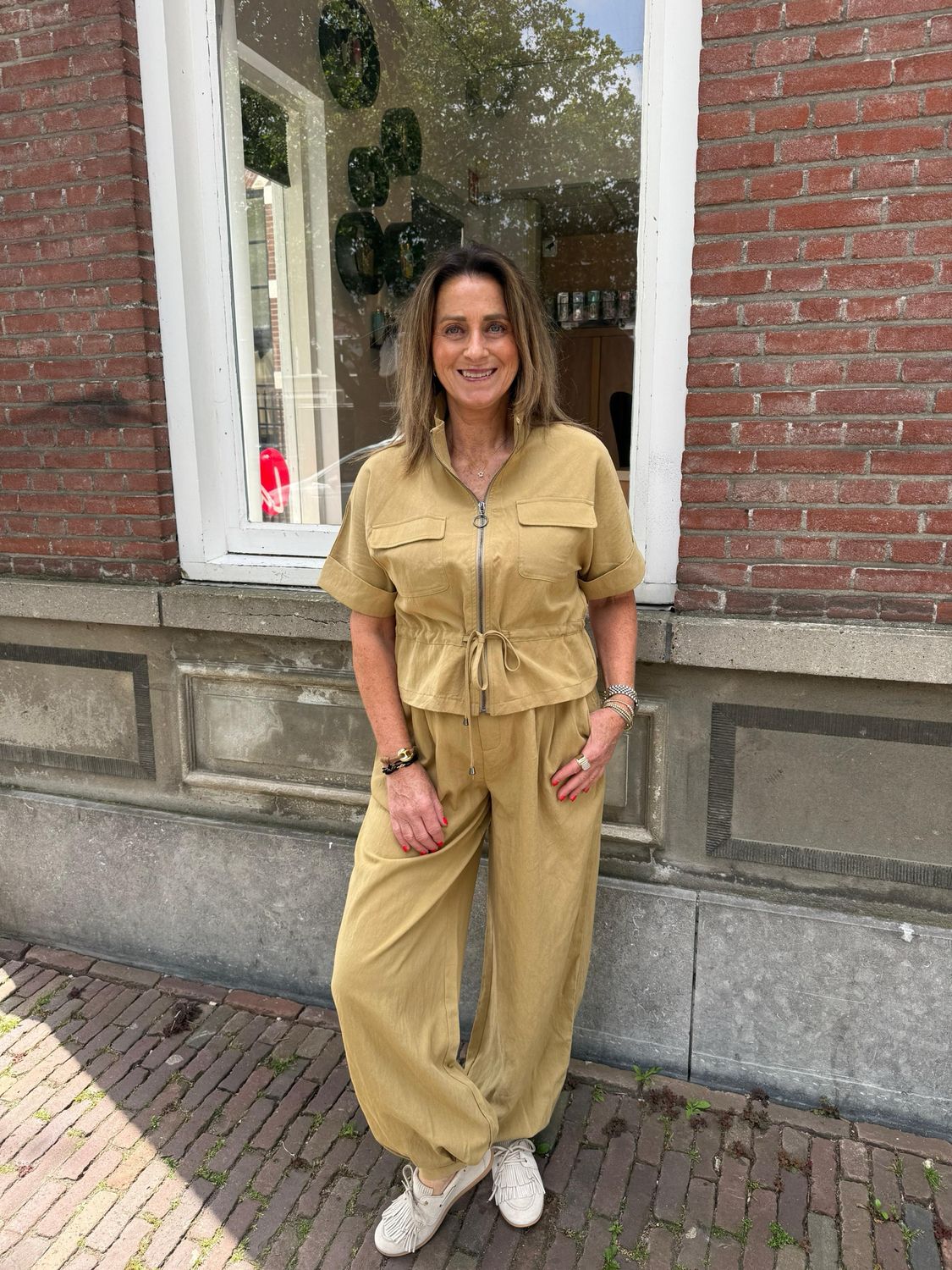 AMBIKA Esmee gilet khaki