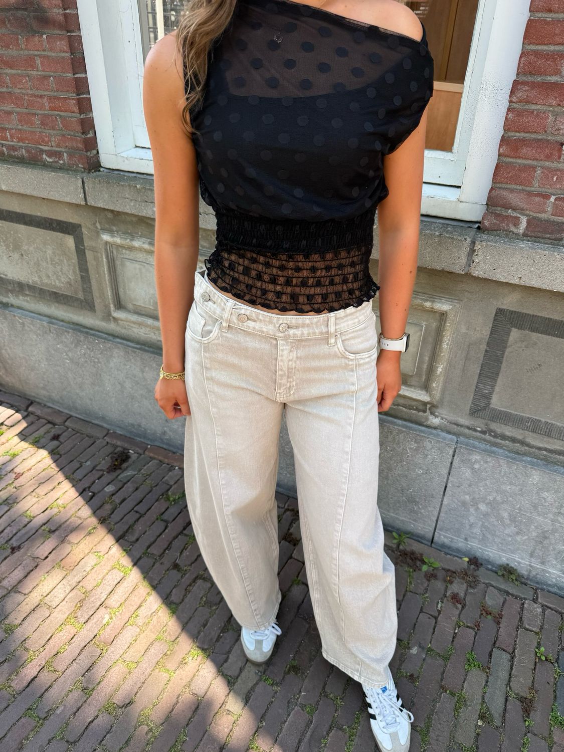 Betsy lace top zwart Betsy lace top zwart