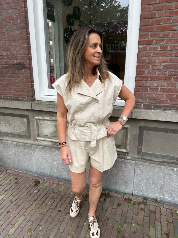 Dini co-ord set beige