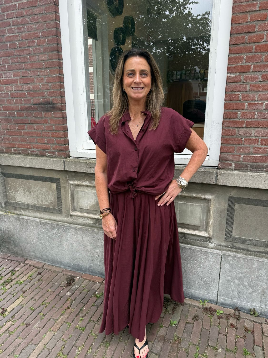 Dunja co-ord bordeaux/purple Dunja co-ord bordeaux/purple
