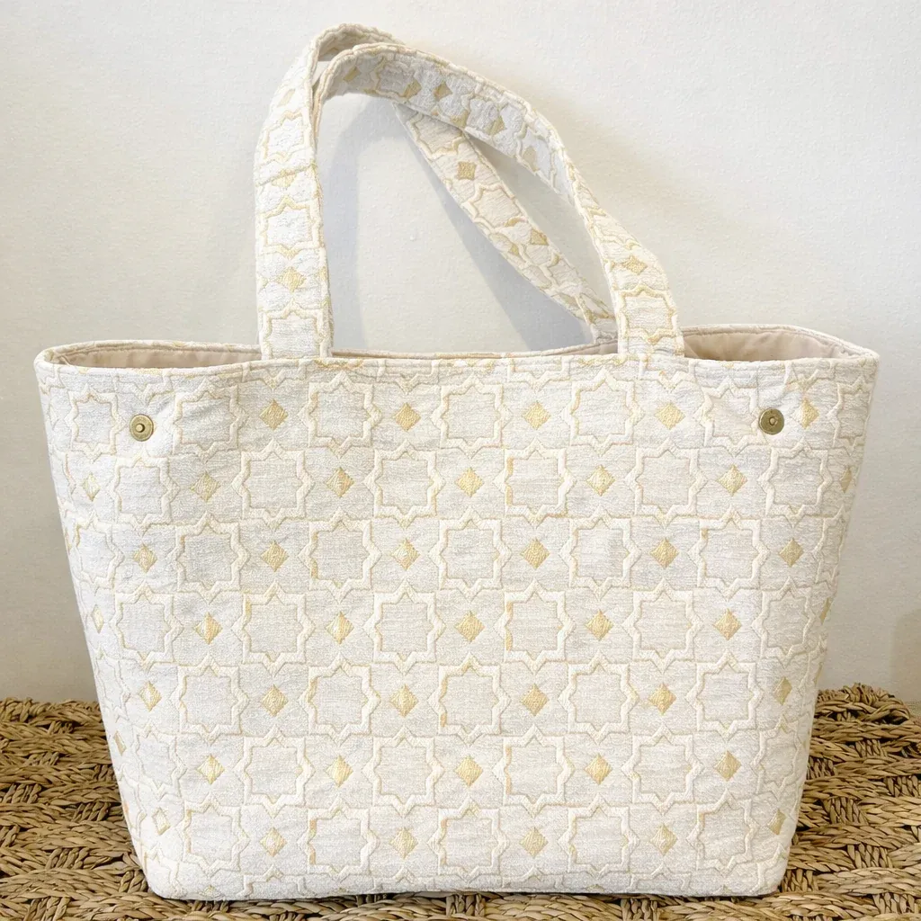 Kelly bag large off white