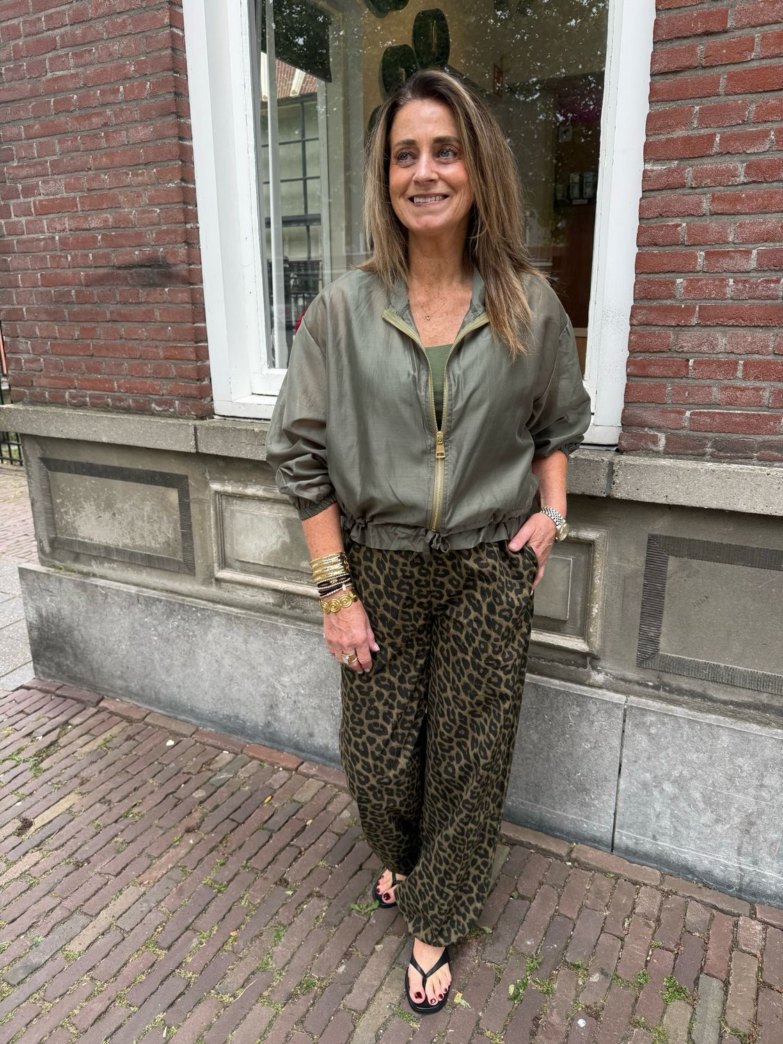 AMBIKA Alaska panter pofbroek
