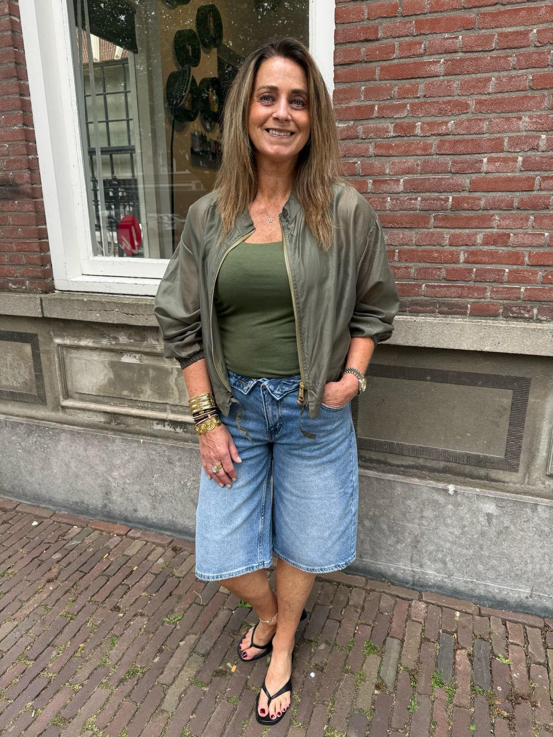 HANNA balloon jeans short