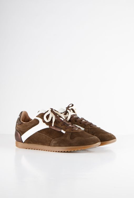 DWRS Tula polka dot dark brown/off white