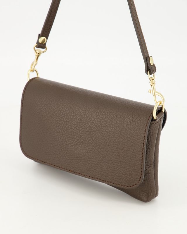 Lara classic leren tasje brown