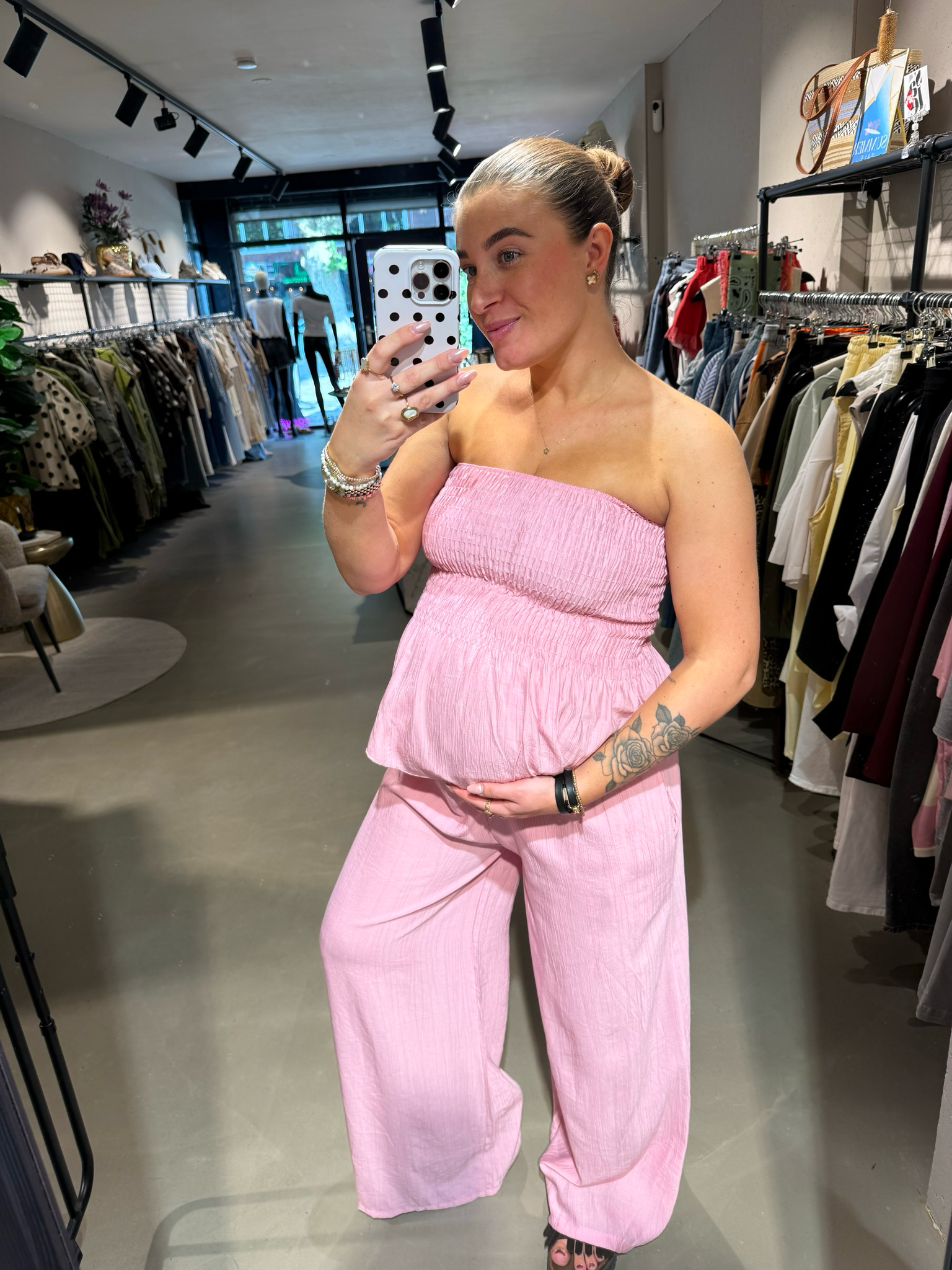 Natja co-ord set pink