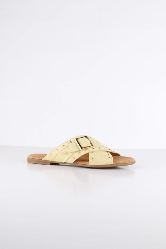 DWRS MICCO sandaal butteryellow DWRS MICCO sandaal butteryellow