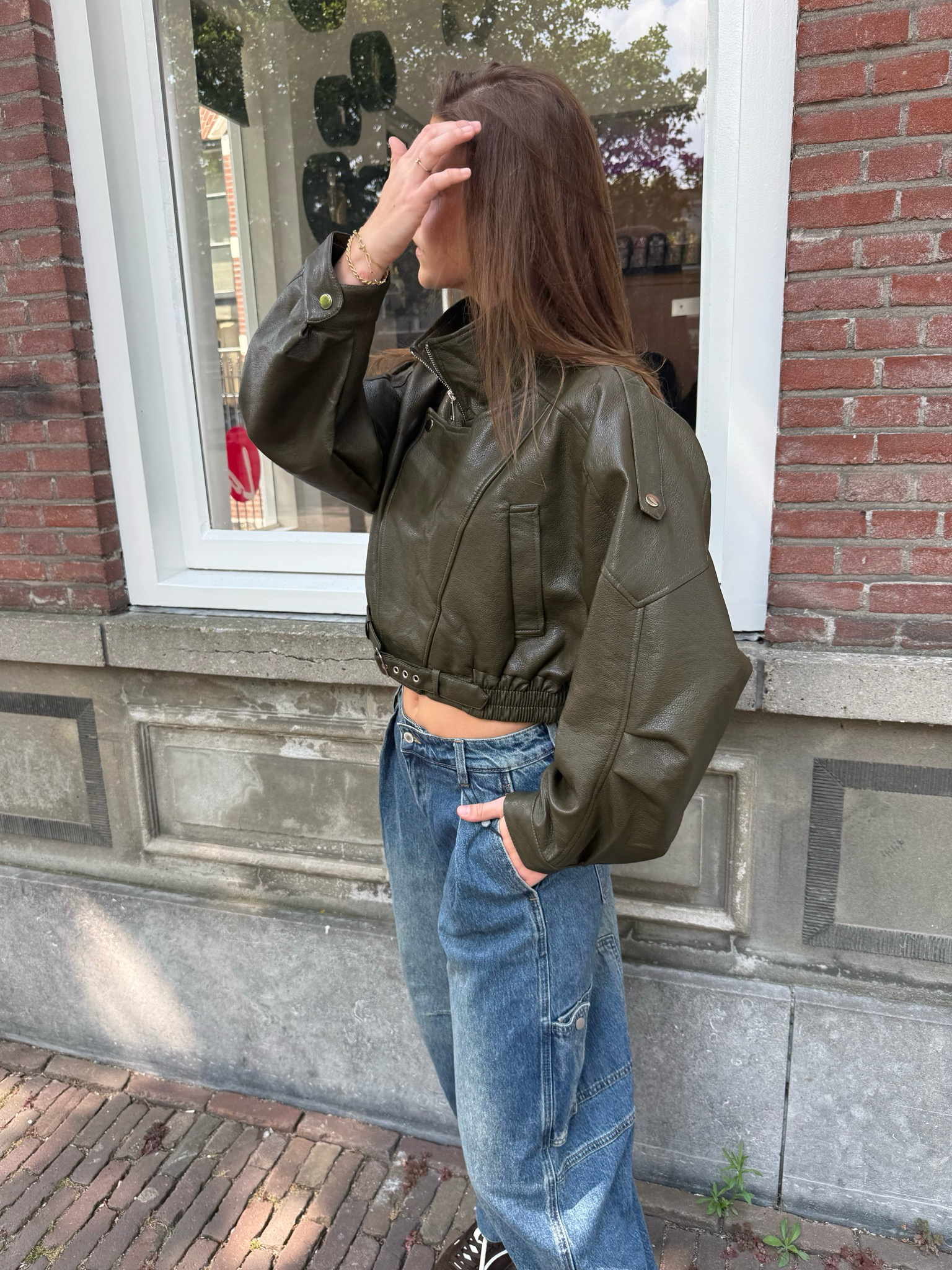 Lauren jacket army