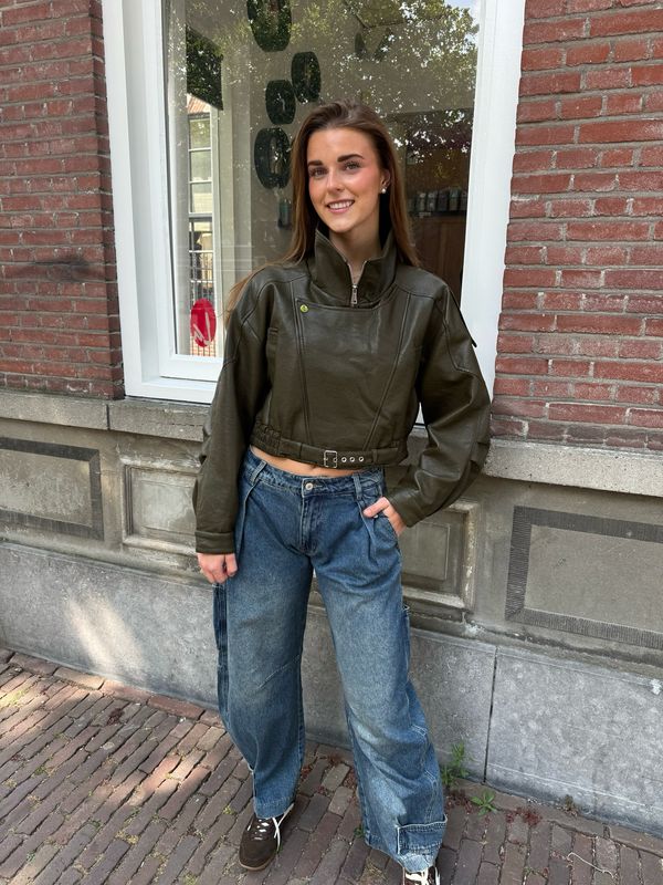 Lauren jacket army