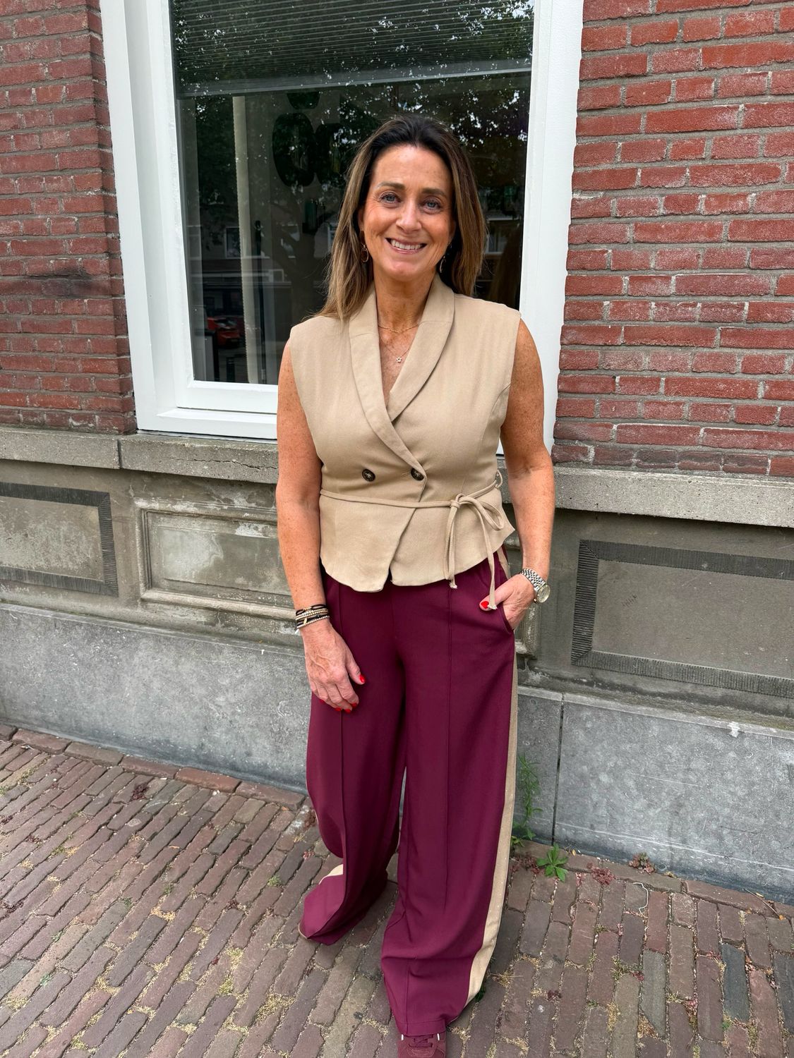 FLURESK Nyx pants bordeaux