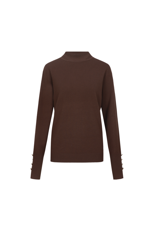 C&S Ambra knit pullover mocha brown C&S Ambra knit pullover mocha brown