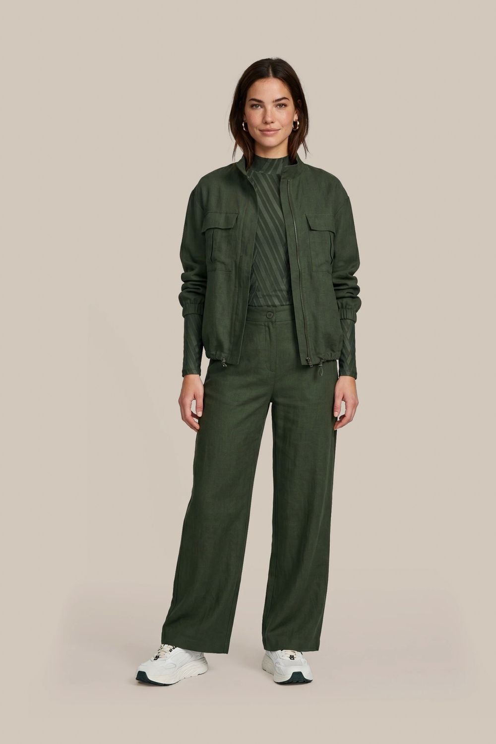 C&S Pernilla pants dark olive C&S Pernilla pants dark olive