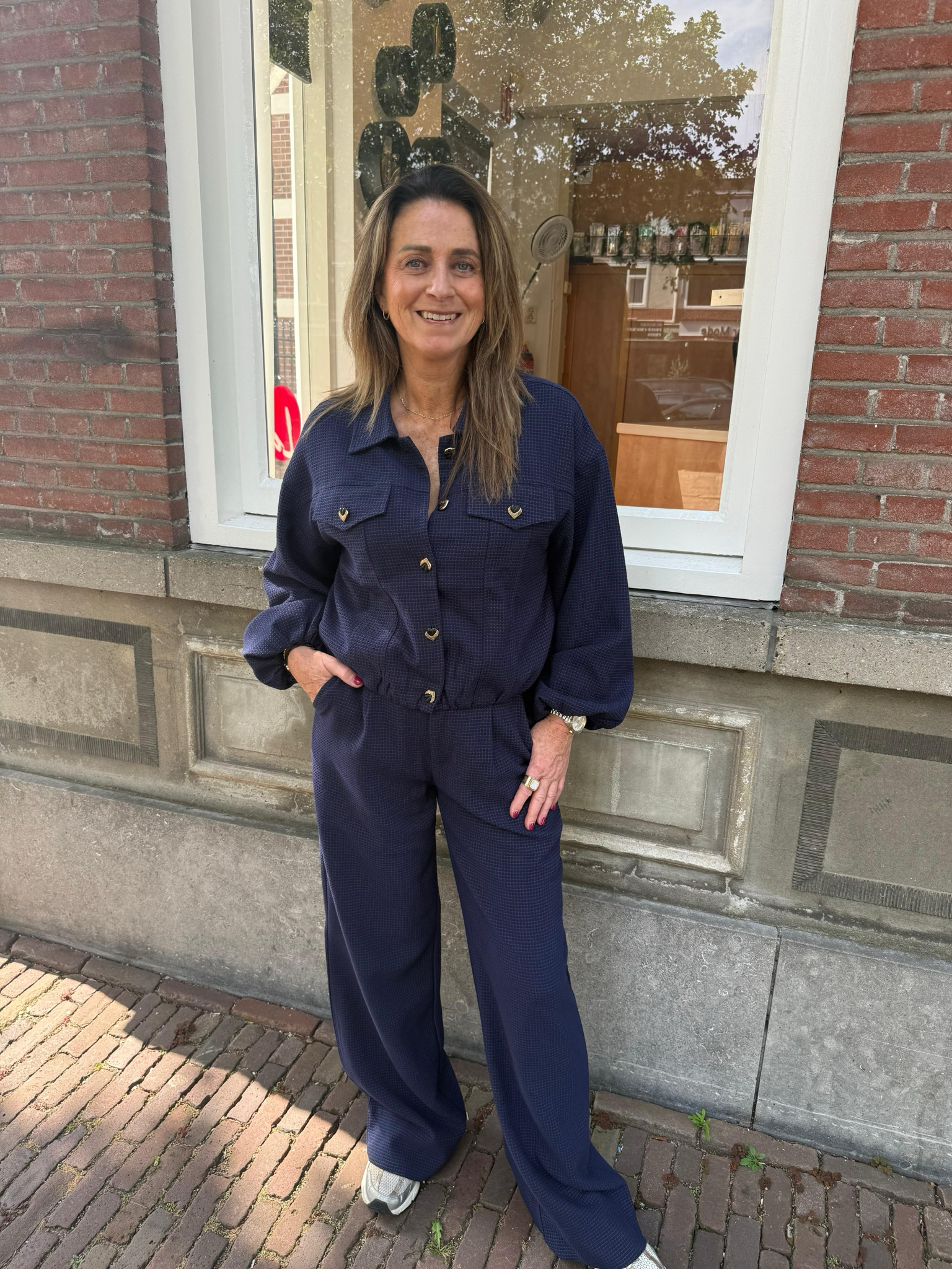 FLURESK Ronja pants nayy blue