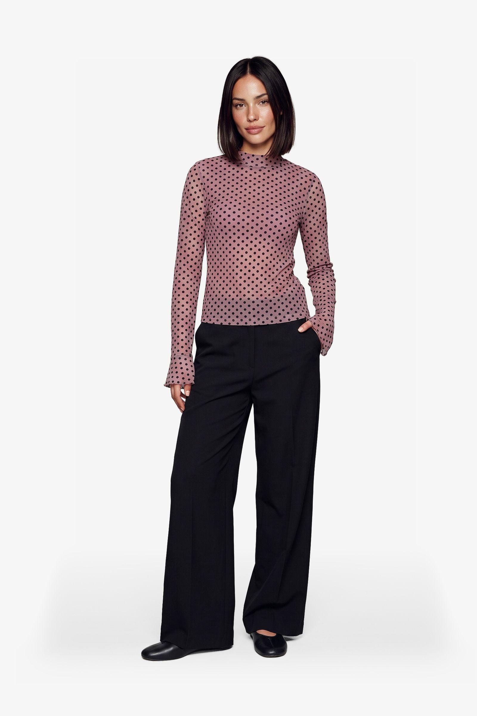 FLURESK Zarah top rosy brown