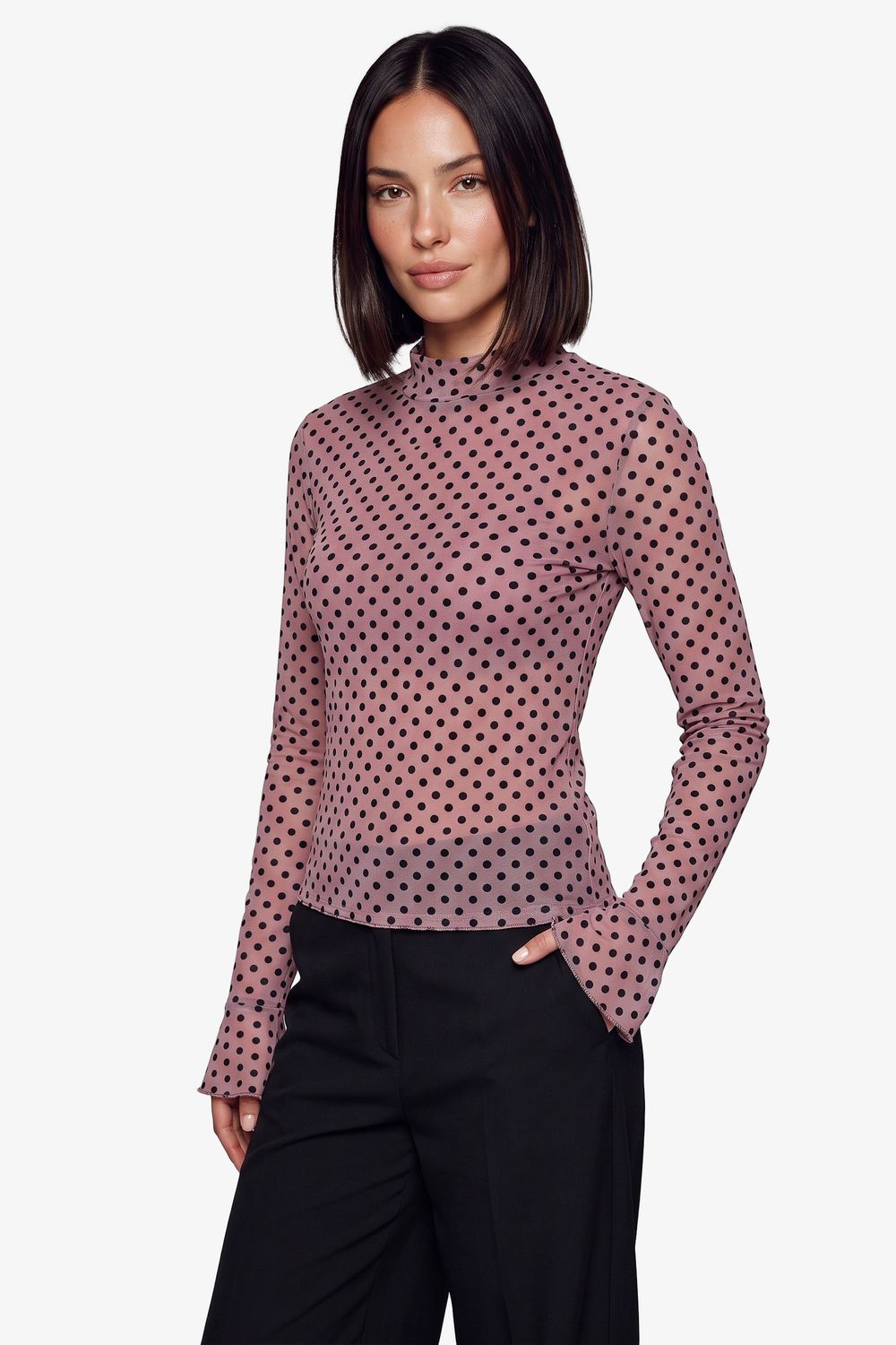 FLURESK Zarah top rosy brown
